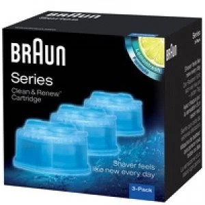 Image of Braun Accessories Clean and Charge Refill 3 Pack