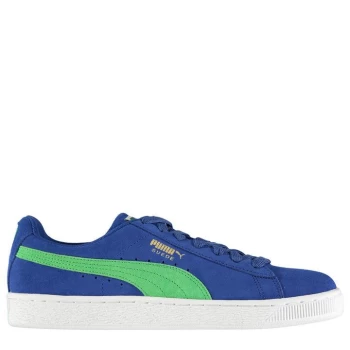 image of Puma Suede Classic Mens Trainers - Surf Web/Green