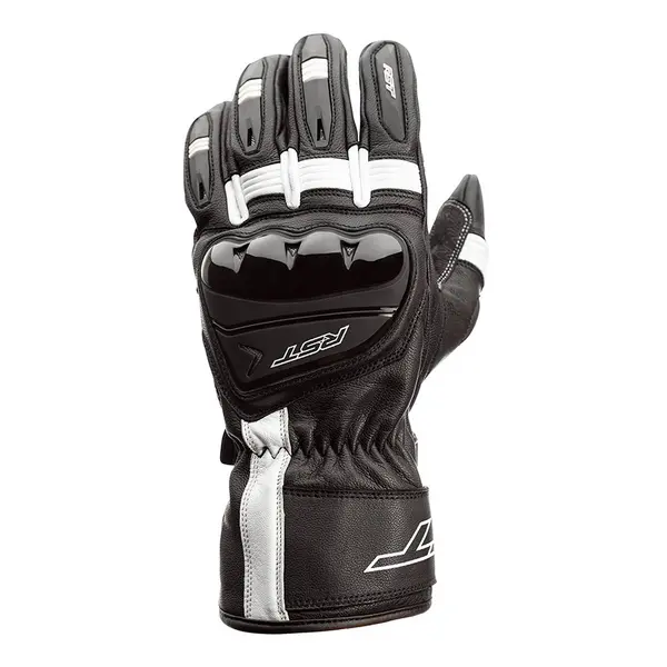 Image of RST Pilot Gloves Black White Size 8