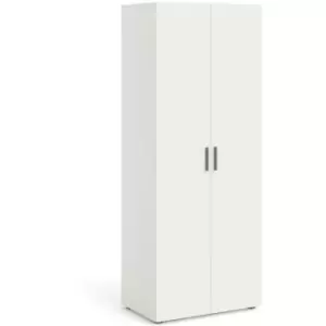 Image of Pepe Wardrobe with 2 doors in White woodgrain
