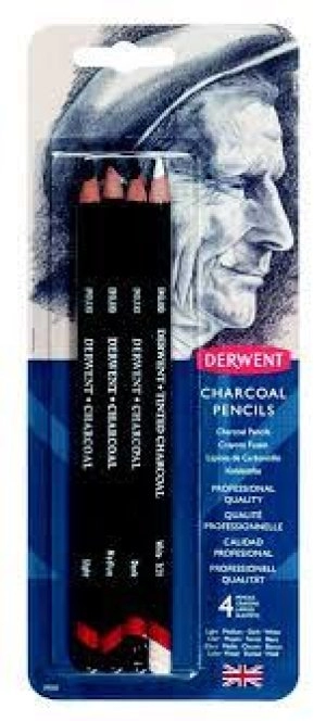 image of Charcoal Pencil (4) Blister