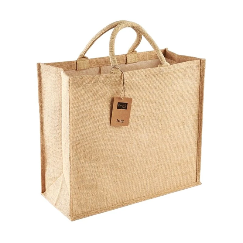 Image of Westford Mill WM408 mens Shopper bag in Beige