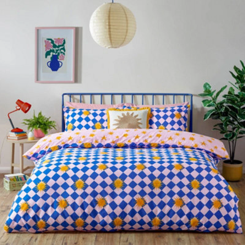 Image of Furn Furn Antares Printed Duvet Cover Set Size: Super King Multi Super King Unisex 5025532851567