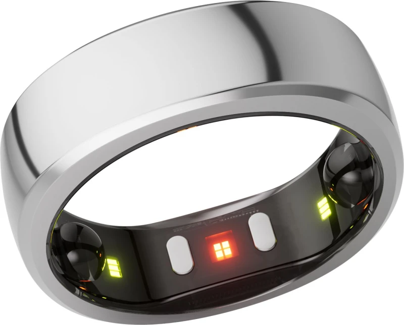 Image of RingConn Gen 2 Smart Ring - Silver - Size 8