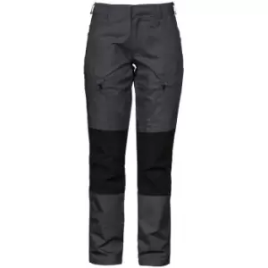 Image of Projob Womens/Ladies Stretch Cargo Trousers (38R) (Grey) - Grey