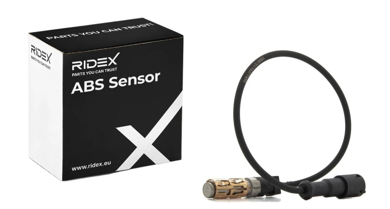 Image of RIDEX 412W1514 ABS Sensor Rear Axle Sensor,wheel speed (412)