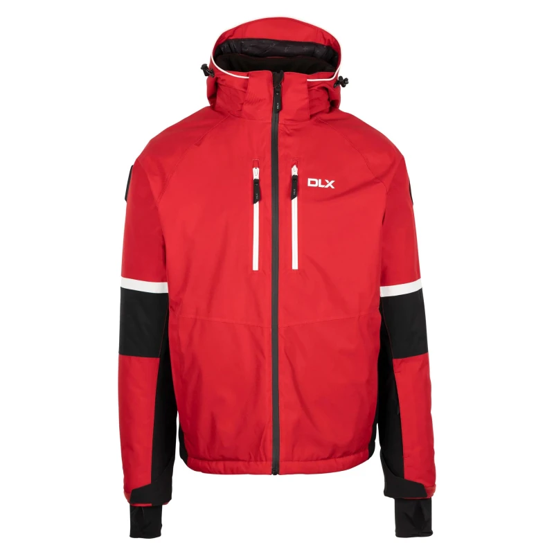 Image of Trespass Trespass Men Mackle DLX Ski Jacket in Red Size: X-Small Red XS Male 5063703822879