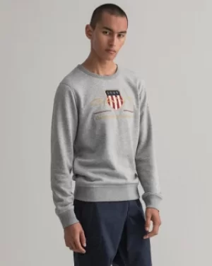 Image of GANT Archive Shield Crew Neck Sweatshirt