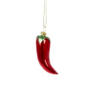 Image of Sass & Belle Mexican Chilli Pepper Shaped Bauble