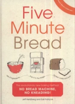 Image of Five-Minute Bread by Jeffrey Hertzberg Hardback