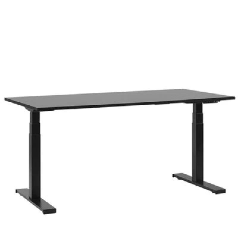 Image of Beliani Electric Adjustable Standing Desk Destin Ii Black 160 Cm 72 Cm