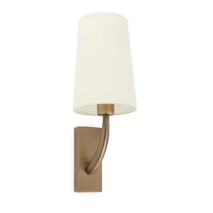 Rem Wall Light with Shade Gold, E27