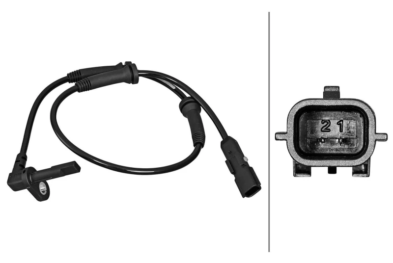 Image of HELLA ABS sensor HELLA 6PU 358 217-091