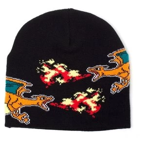 Image of Pokemon - Charizard Unisex Beanie - Black