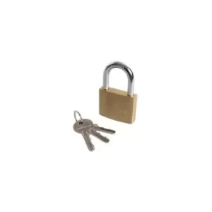 image of Silverline Mss04 Brass Padlock 50Mm