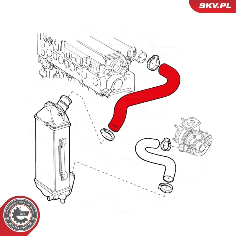 Image of ESEN SKV Charger intake hose ESEN SKV 24SKV925