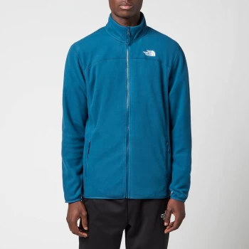 Image of The North Face Mens 100 Glacier Fz Fleece - Monterey Blue - L
