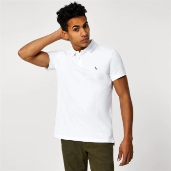 image of Jack Wills Aldgrove Classic Polo - Optic White