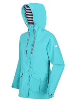 Image of Regatta Bayarma Waterproof Shell Jacket, Turquoise, Size 10, Women