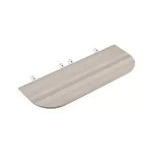 Image of Tc 1600 x 600 CB Bench d End Grey Oak-White