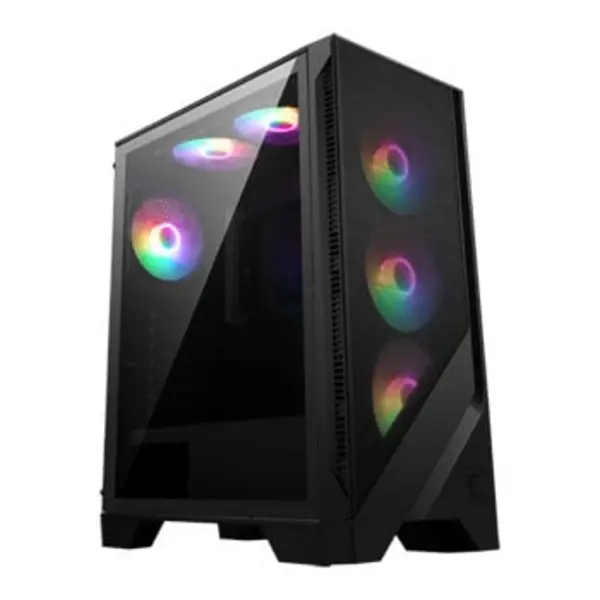 Image of MSI MAG FORGE 120A AIRFLOW computer case Midi Tower Black Transparent