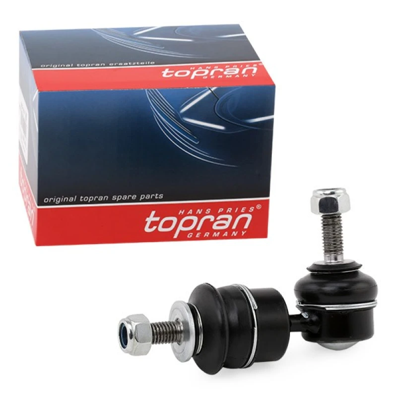 Image of TOPRAN 302 217 Anti-roll bar link Rear Axle Left, with nuts, with nut Link Stabiliser (3229)
