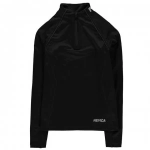 image of Nevica Vail Zip Baselayer Ski Top Juniors - Black