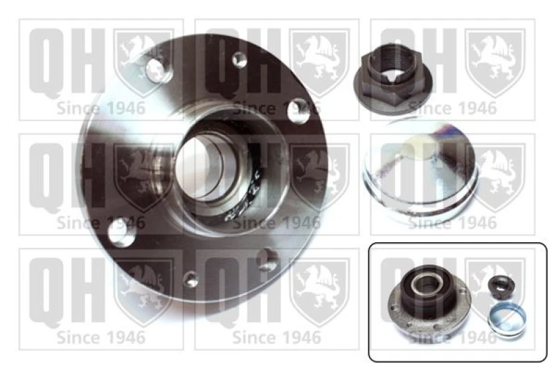 Image of QUINTON HAZELL Wheel bearing kit QUINTON HAZELL QWB1426
