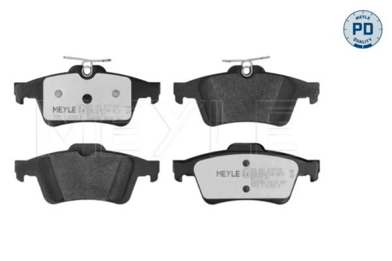 Image of Brake pad set MEYLE 025 241 3717/PD