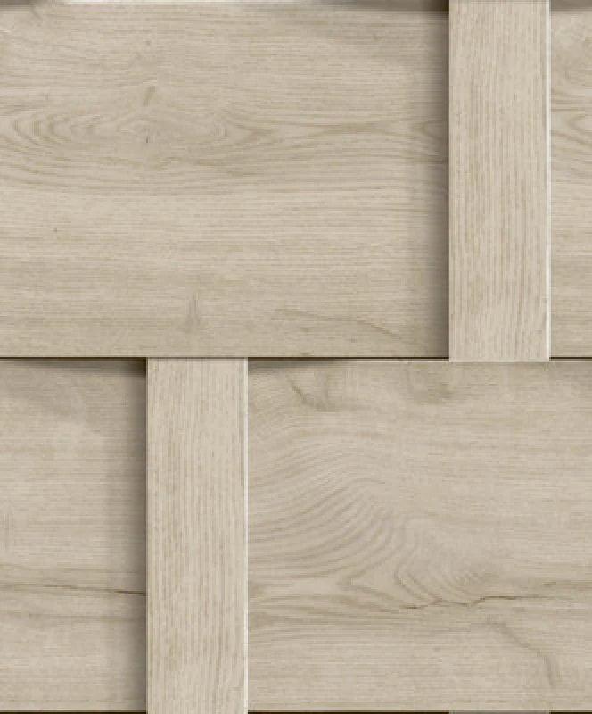 Image of Debona Harrow Wood Weave Beige Wallpaper 6738