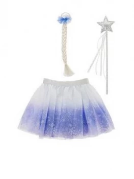 Monsoon Girls Reversible Frosted Dress Up Set - Blue