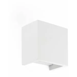 image of Oslo 1-light white wall lamp