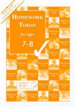 Image of Homework Today for Ages 7-8 by Andrew Brodie Paperback