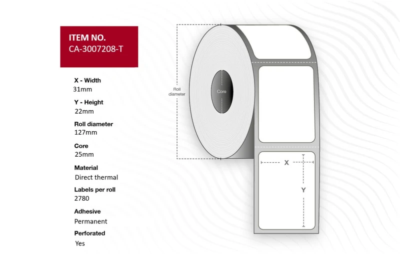 Image of CAPTURE Lel 31 x 22mm. Core 25mm.