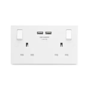 Image of BG 13A Double Socket With 2 X USB 3.1A - 922U3 - 216337