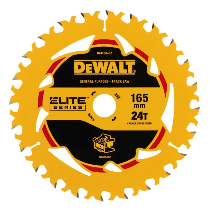 Image of DEWALT Elite Circular Saw Blade 165mm 24T 20mm DT4100