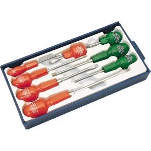 Image of Draper 8 Piece Cabinet Pattern Screwdriver Set