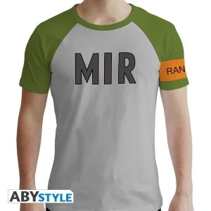 Image of Dragon Ball Super - C17 Ranger Mens Large T-Shirt - Green/Grey