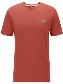 Image of BOSS Logo Patch T-Shirt Red
