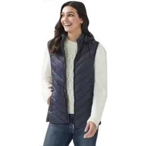 Image of Crew Clothing Womens Lightweight Padded Hooded Gilet 12- Bust 37.5'