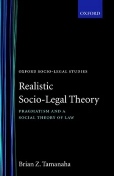 Image of Realistic Socio-Legal Theory by Brian Z Tamanaha Book