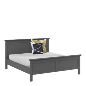 Image of Paris Super King Bed (180 X 200) In Matt Grey