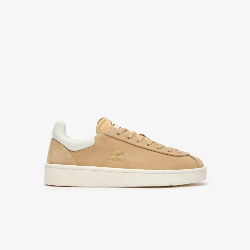 Image of Lacoste Baseshot Premium Trainers - Brown Brown 3