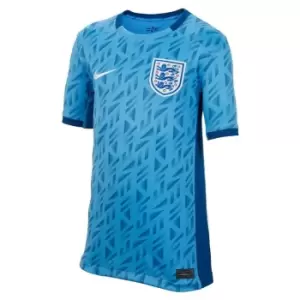 Image of Nike England Away Shirt 2023 Juniors - Blue