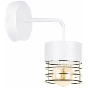 image of Netlighting Royal Wall Lamp White, Gold, 12cm, 1x E27