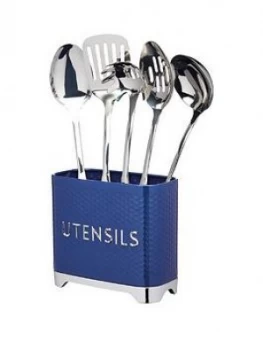 Image of Kitchencraft Lovello Utensil Store ; Midnight Navy Blue