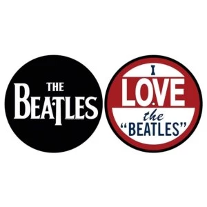 image of Beatles - I Love The Beatles Slipmat Set