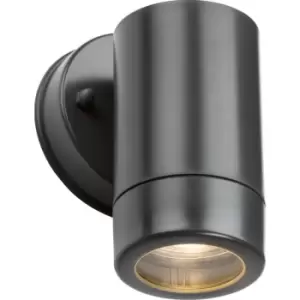 image of Knightsbridge - eamon - 230V IP54 GU10 Polycarbonate Single Wall light - Anthracite - EA1A