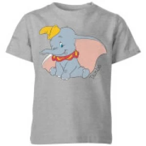 image of Disney Dumbo Classic Kids T-Shirt - Grey - 11-12 Years