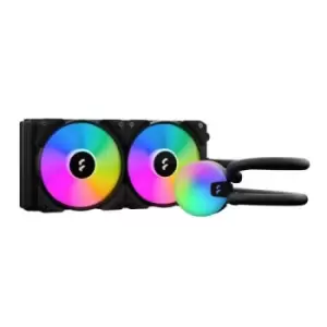 image of Fractal Design Lumen S24 RGB Processor All-in-One liquid cooler 12cm Black